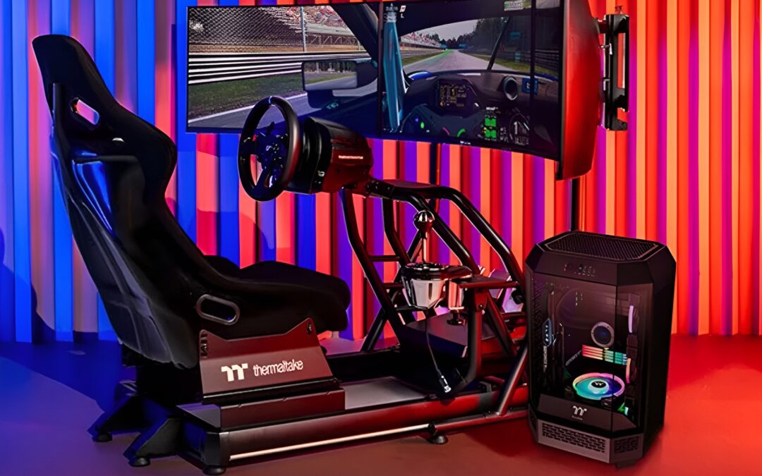 Thermaltake slaat hard toe op CES 2025: G6 racestuur en GM5 bewegingssysteem onthuld!
