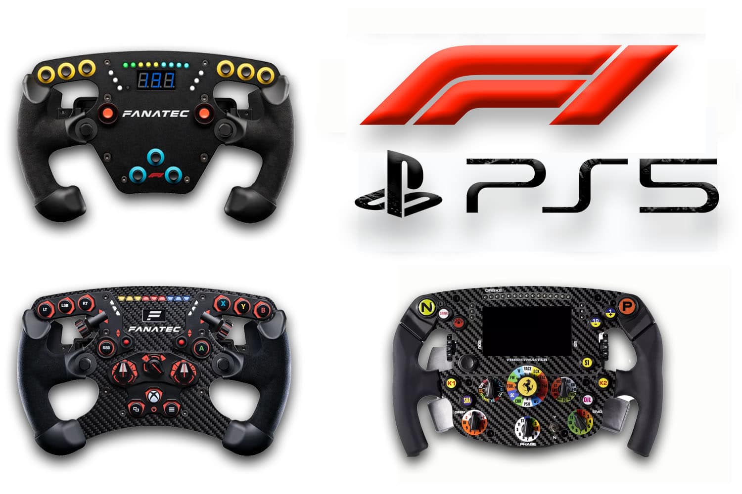 Beste F1-stuurwielen op PS5 sim racen