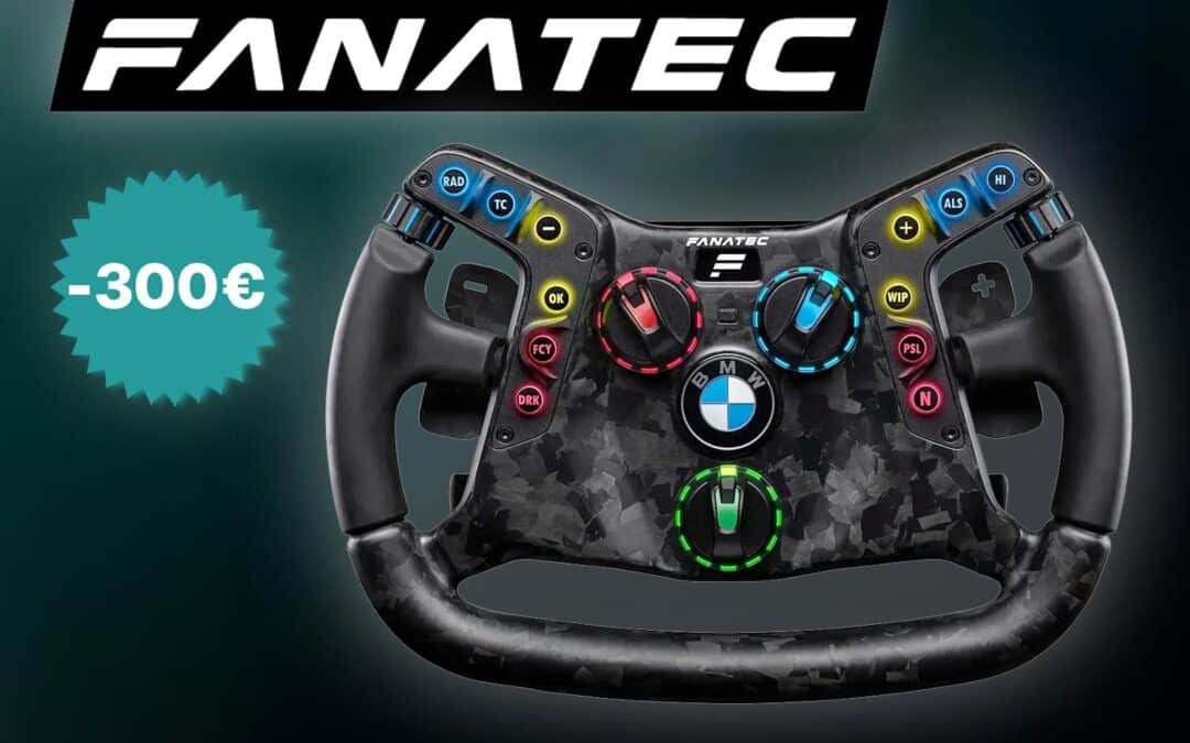 Fanatec Podium BMW M4 GT3: €300 korting op dit legendarische stuur, beperkte aanbieding!