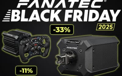 Black Friday Fanatec 2025: Promoties tot 33% korting