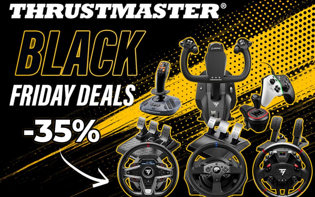 Black Friday Thrustmaster: De beste 2025 promoties eindelijk onthuld (-35%)!
