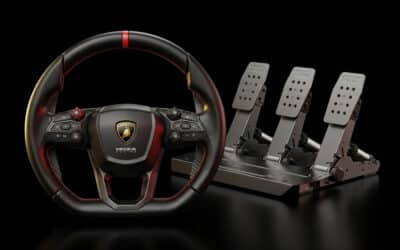 MOZA Racing lanceert officieel Lamborghini Revuelto carbon stuur en SRP2 Load Cell crankstel